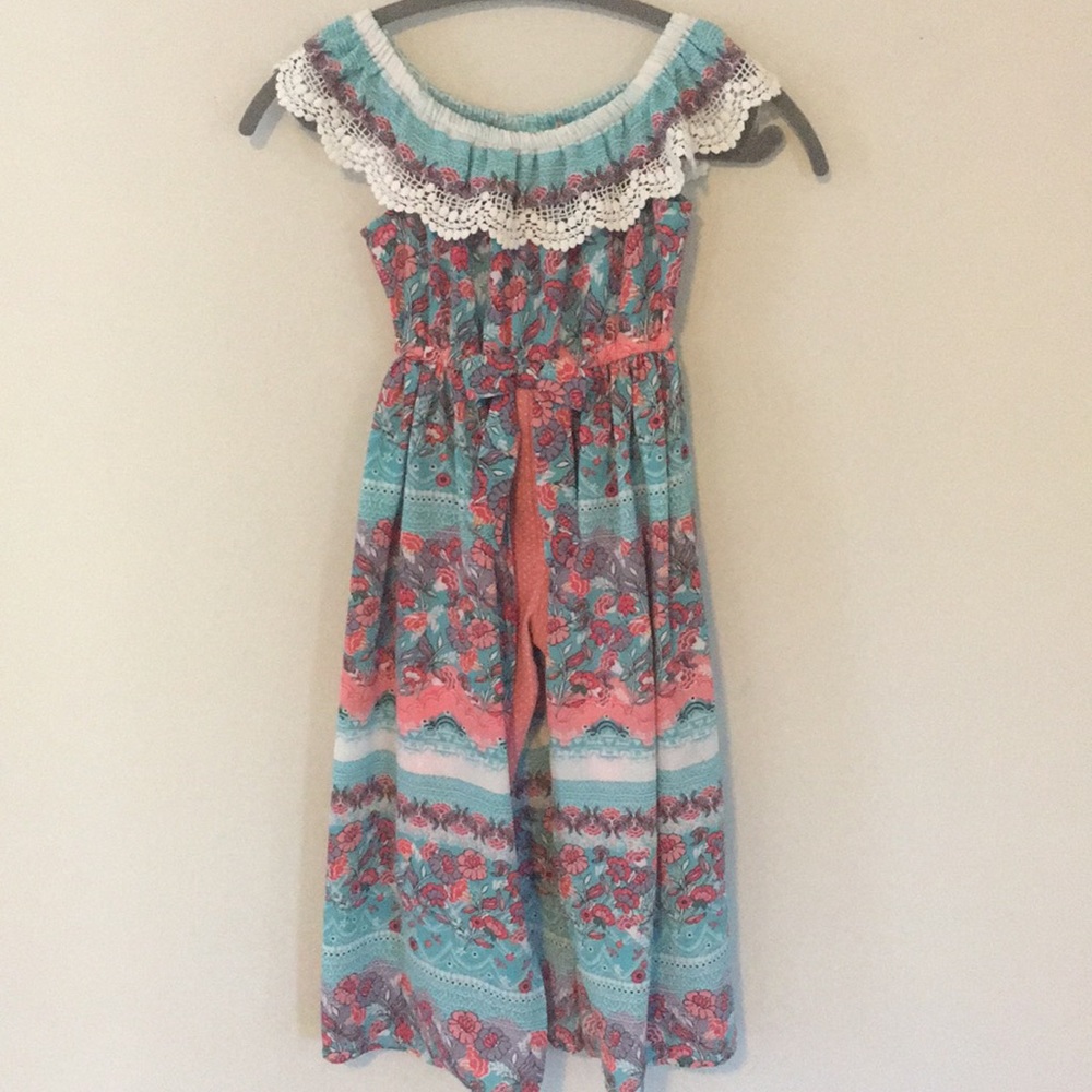Bonnie Jean Girls Romper Dress 6X